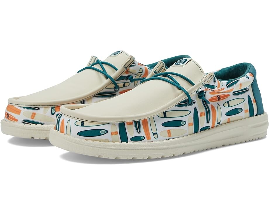 

Лоферы Hey Dude Wally Surfboard, цвет Tan/Multi