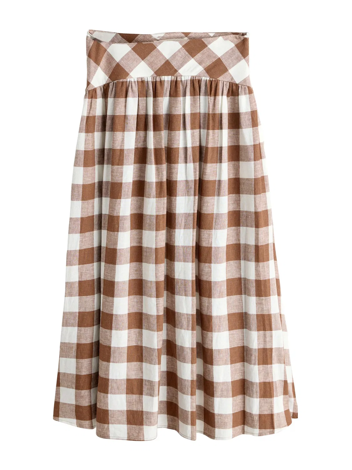 Юбка 'Gingham' Next, Brown/Umbra