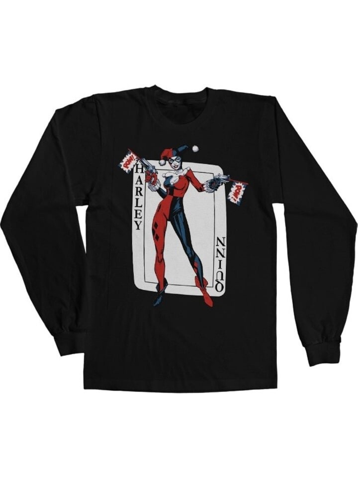 

Лонгслив DC Commics Harley Quinn, черный