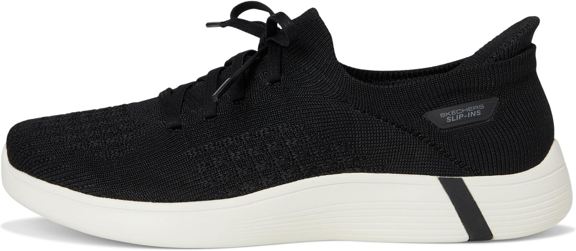 Кроссовки SKECHERS Performance On-The-Go Hands Free Slip-ins Swift w/ Knit Fit, черный/белый — фото 4