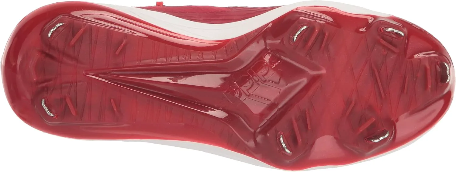 Мужские кроссовки Adidas Adizero Afterburner 9, красный/белый/ярко-красный — фото 2