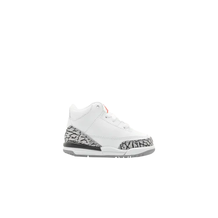 

Кроссовки Air Jordan 3 Retro TD 'White Cement', белый