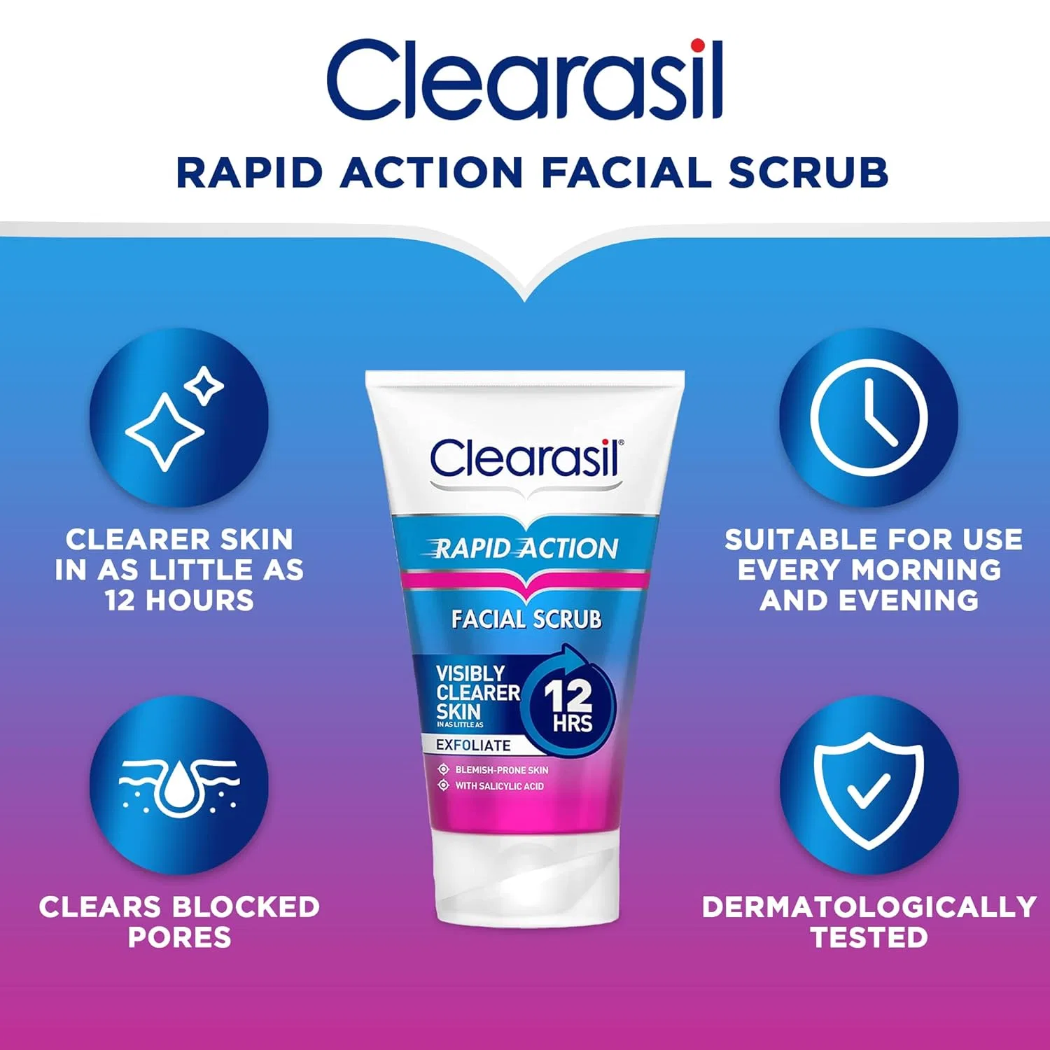 Крем-скраб для лица «Multitalent 3-in-1» от Clearasil Clearasil — фото 4