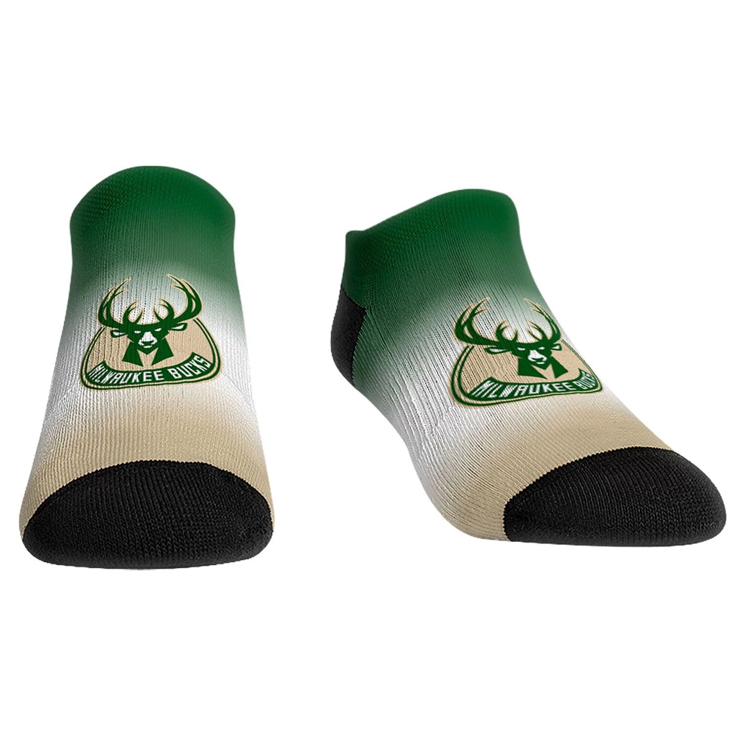 

Женские носки Rock Em Носки до щиколотки Milwaukee Bucks Dip-Dye