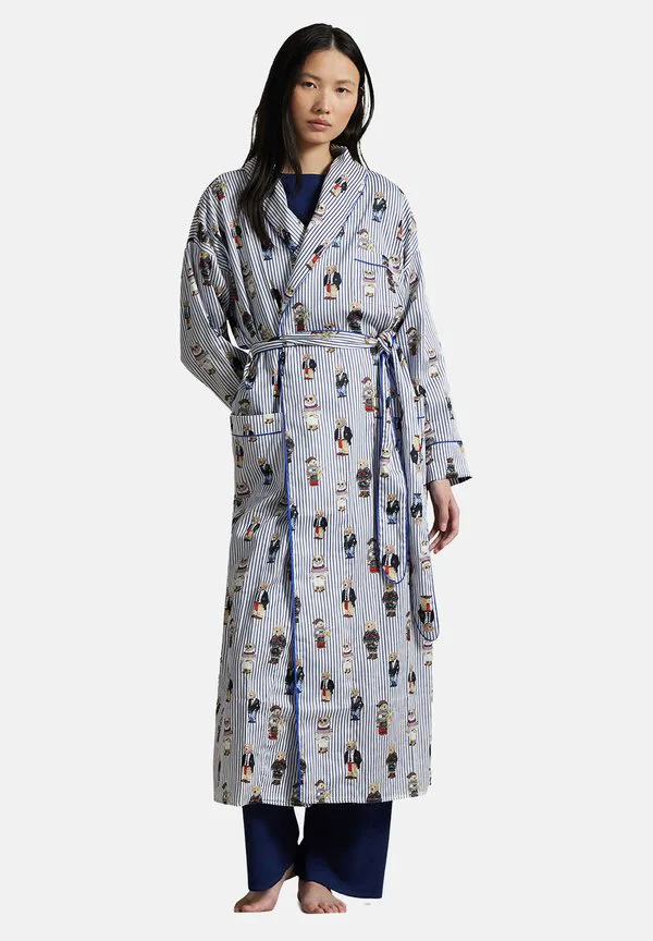 Знаменитый медвежий халат Polo Ralph Lauren, Snowfall Blue