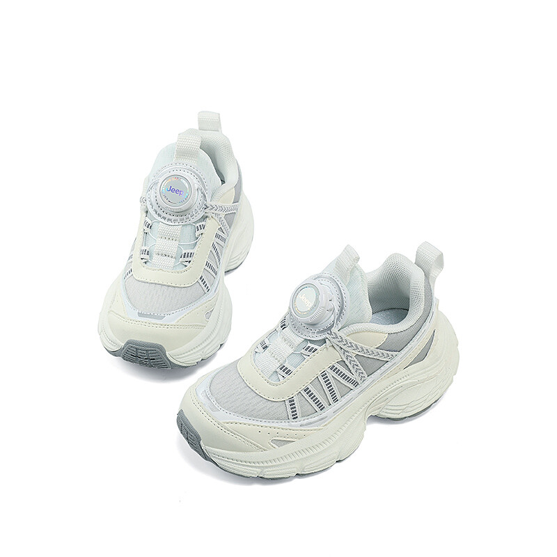 Кроссовки Jeep Kids Lifestyle Shoes Kids Low-top White, бежевый — фото 4