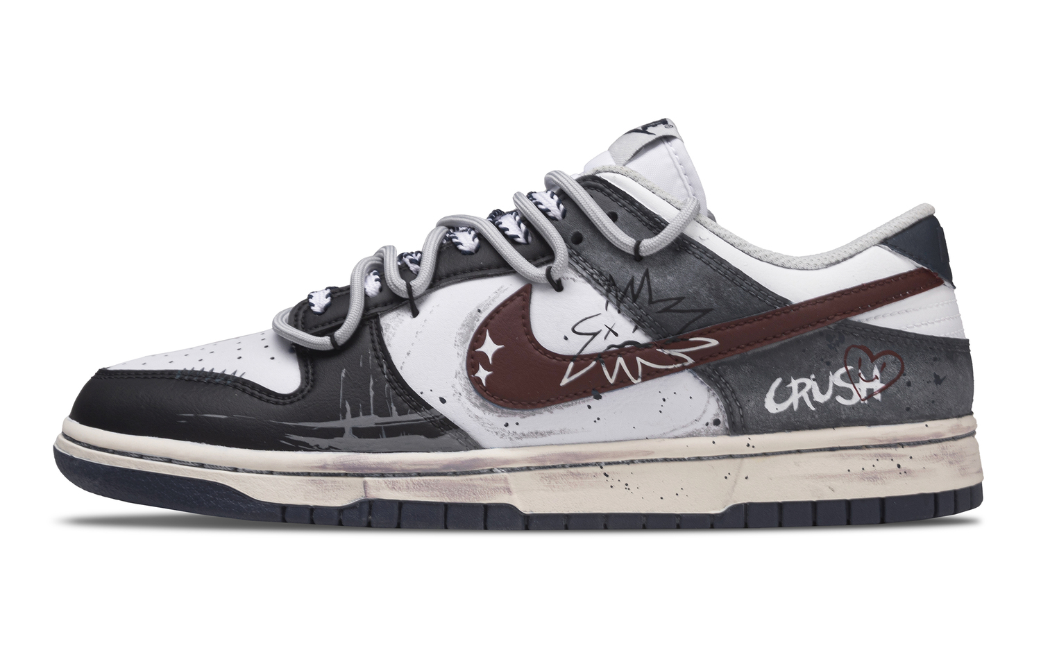 

Nike Dunk Low топ Skateboard Shoes мужские коричневые