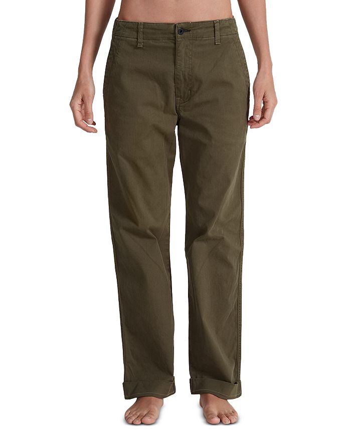 

Джинсы Tomboy High Rise Straight Leg в цвете Safari Green ASKK NY, зеленый