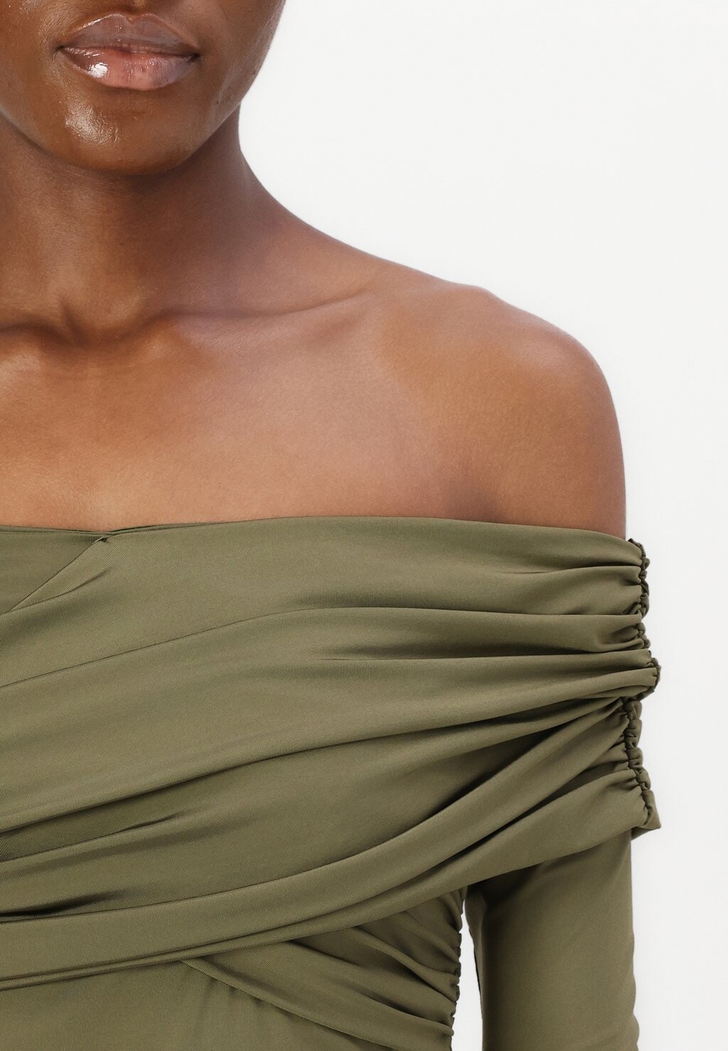 

Топ с длинными рукавами SIRI OFF SHOULDER Malina, темно-зеленый