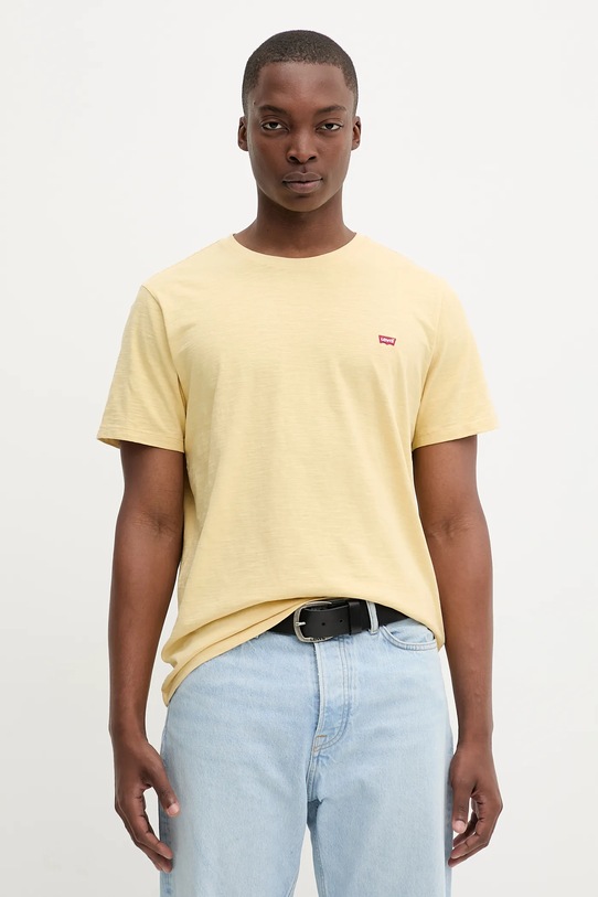 

Хлопковая футболка Levi'S, желтый