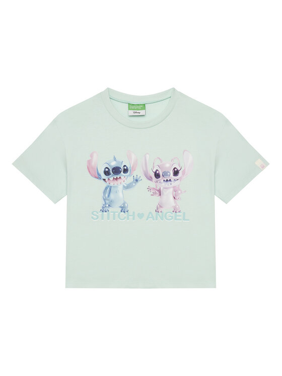 

Футболка свободного кроя 35RYC10MV United Colors Of Benetton, зеленый