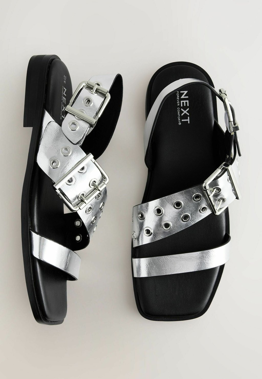 Сандалии REGULAR FIT - FOREVER COMFORT BUCKLE STRAP Next, серебряный — фото 3