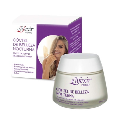 

Увлажняющий и антивозрастной крем E'Lifexir Night Beauty Cocktail 50 мл Elifexir