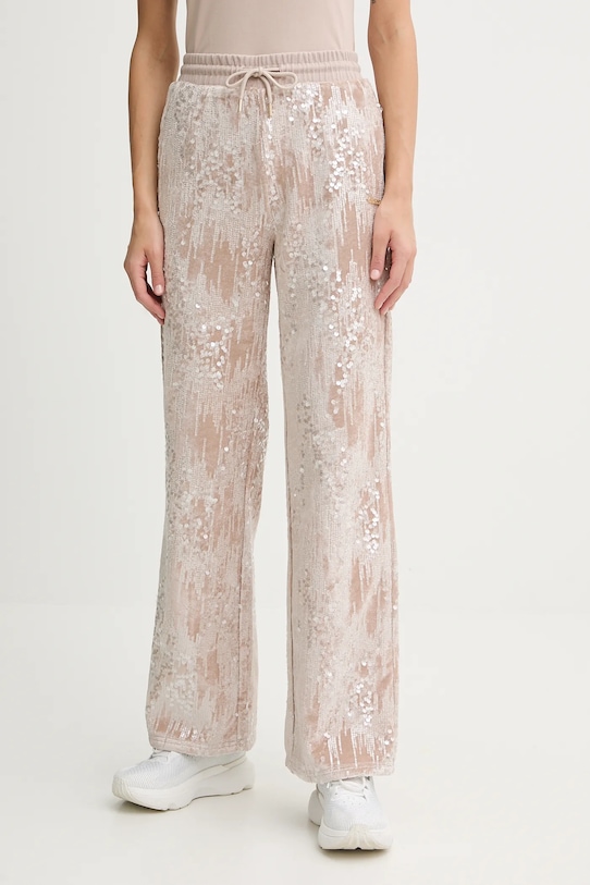 

Велюровые спортивные штаны Guess, бежевый