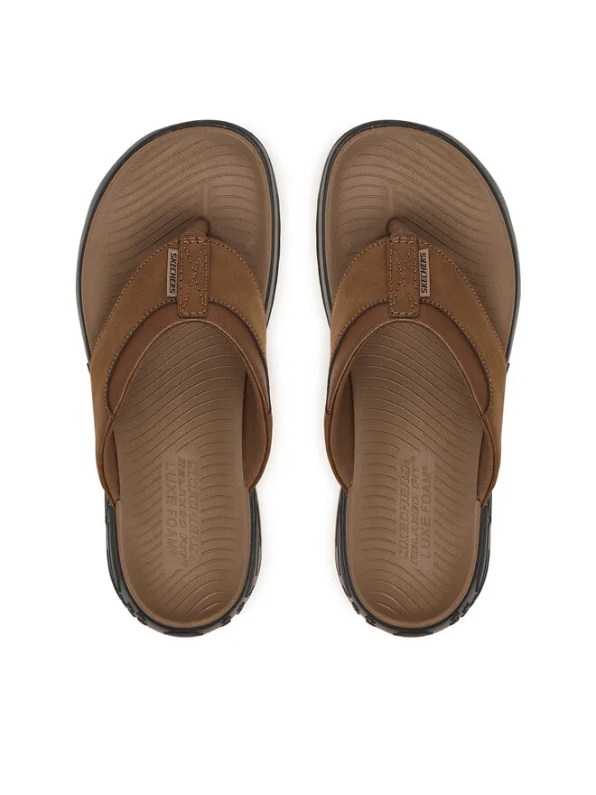 Skechers Шлепанцы в стиле ретро, уличные, для бега, SD 211359/BRN, коричневые