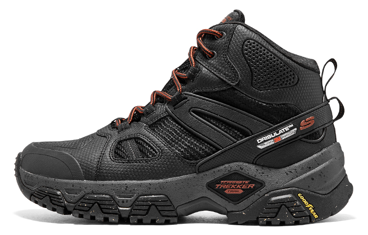 

Skechers Туристические ботинки Black Red черные, цвет Black