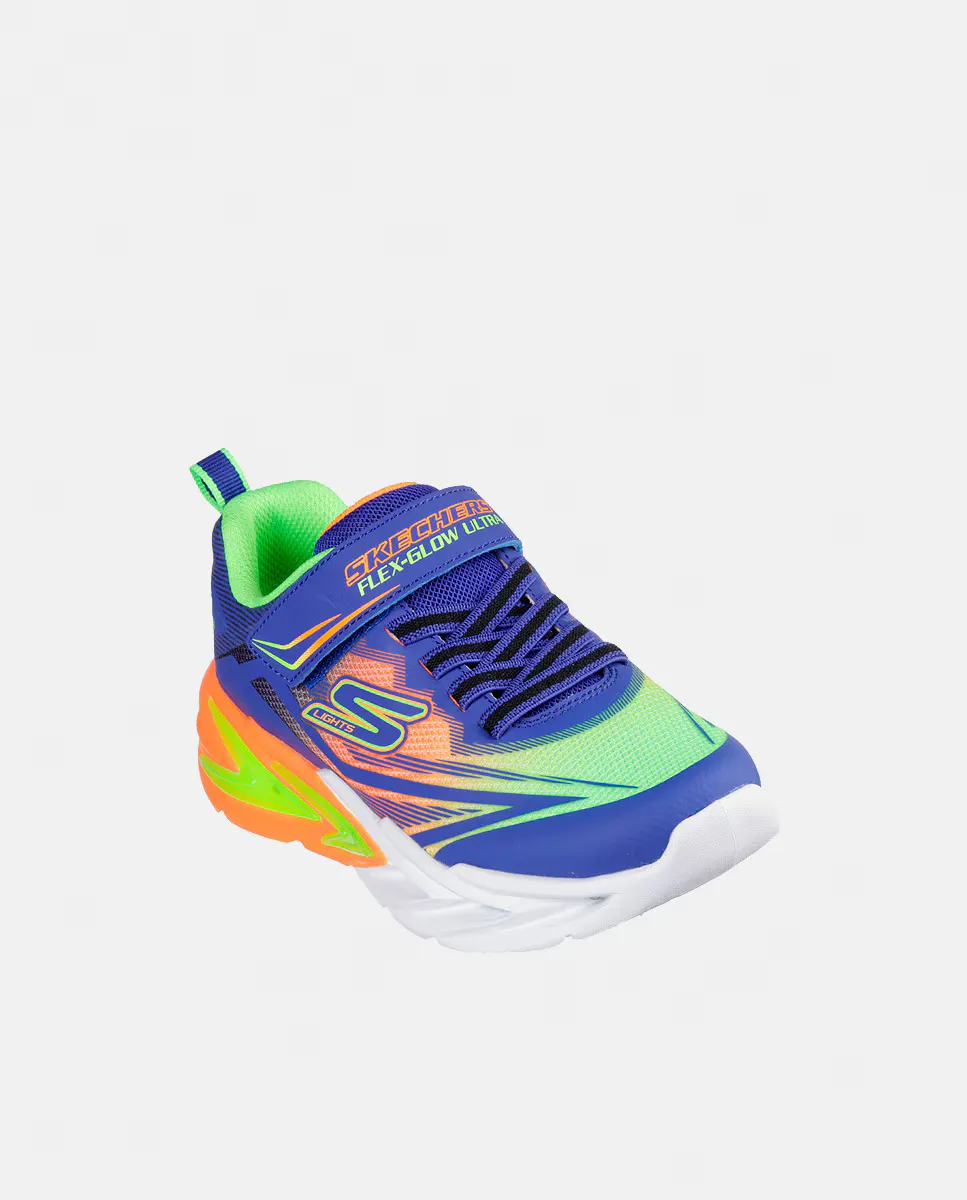 

Детские кроссовки с подсветкой Skechers, синий