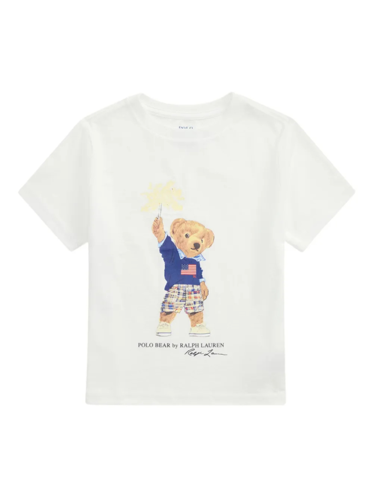 

POLO RALPH LAUREN KIDS футболка Polo Bear, белый