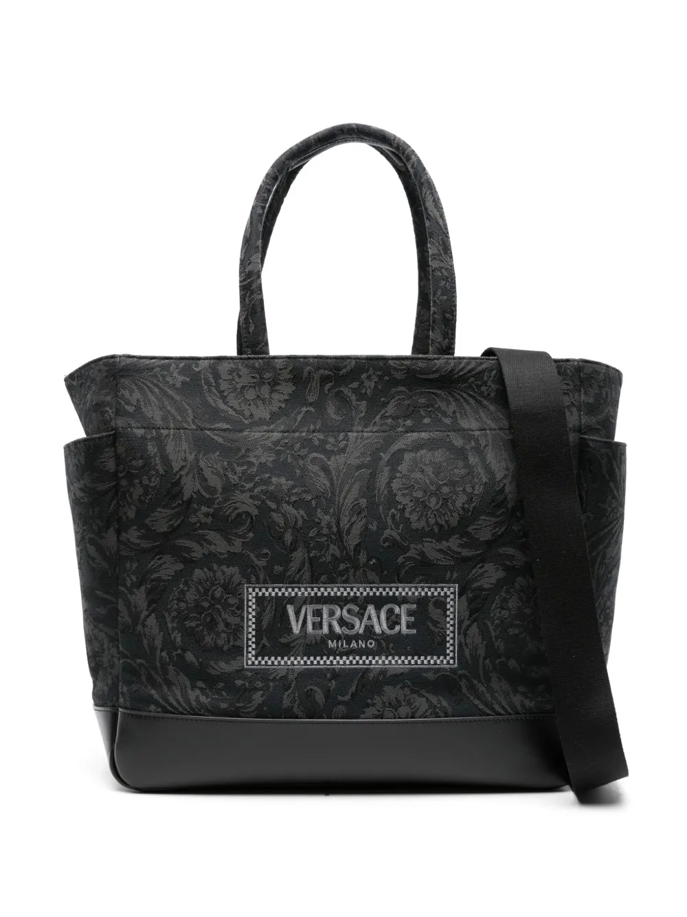 

Пеленальная сумка Barocco Athena Baby Versace Kids, черный