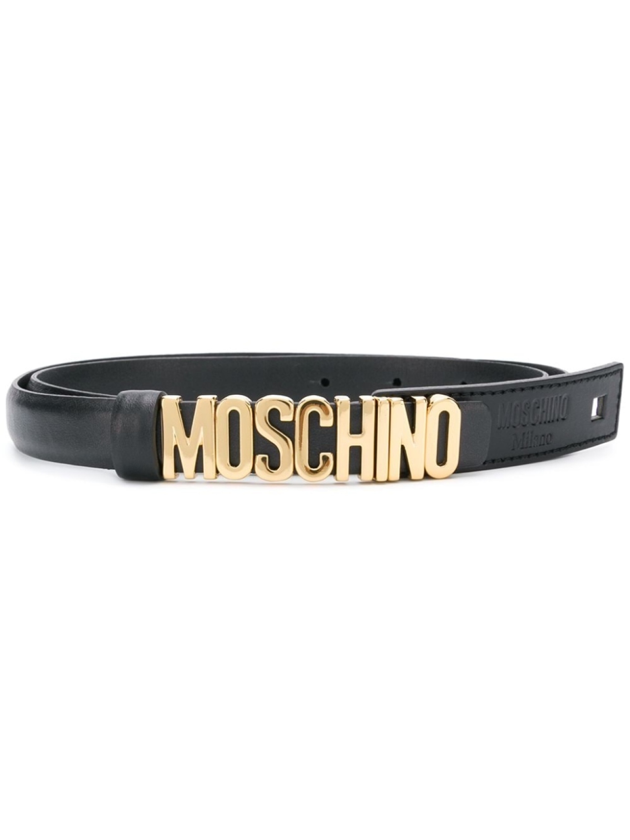 

Moschino ремень с логотипом, черный