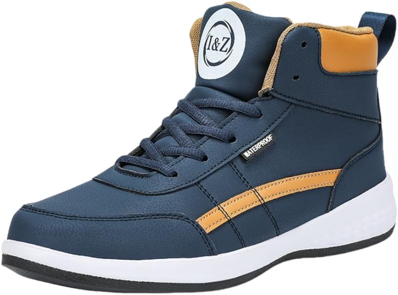 

Мужские высокие спортивные кроссовки большого размера - модные легкие повседневные кеды Hoalox, синий