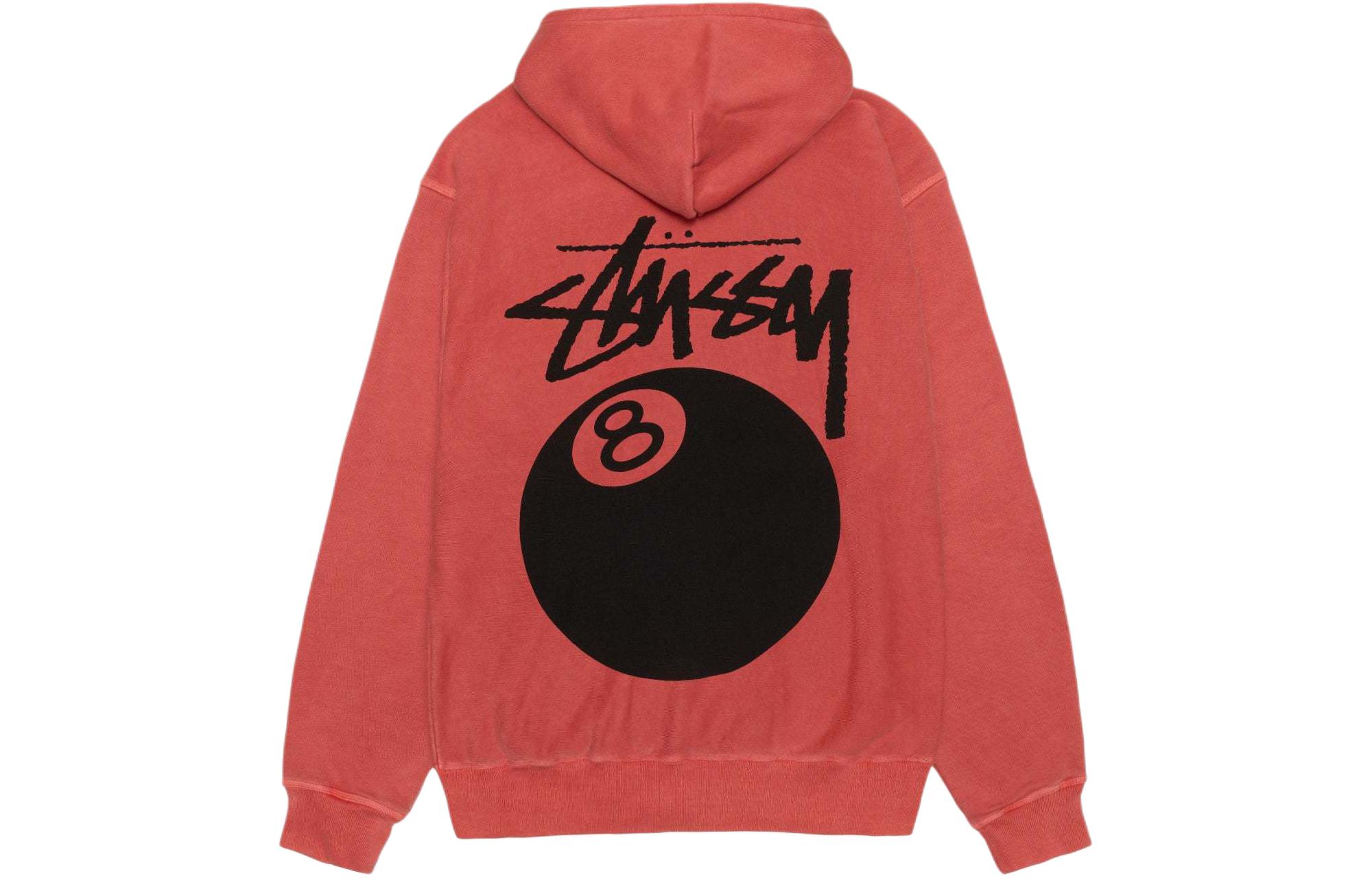 

Футболка 8 Ball Pigment Dyed Crew Stussy, Guava Garnet Red