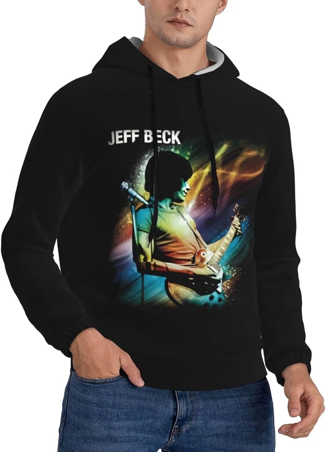 

Толстовка Jeff Beck мужская спортивная свободная PYGLAIUFFQG