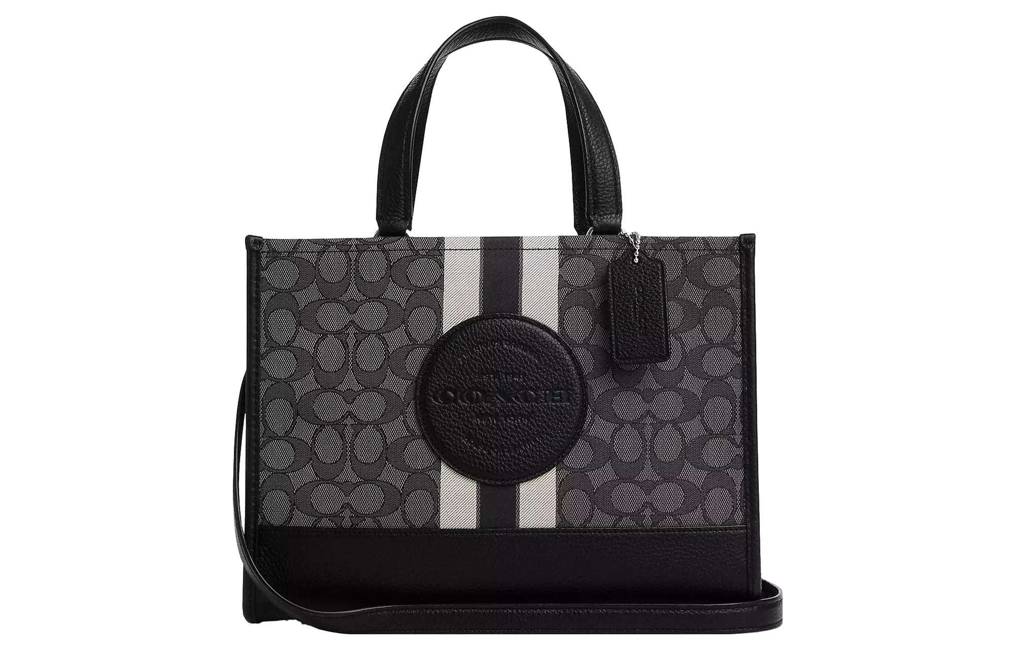 

Демпси Жаккардовая С Кожей Одноплечевая Сумка Тубус Женская COACH