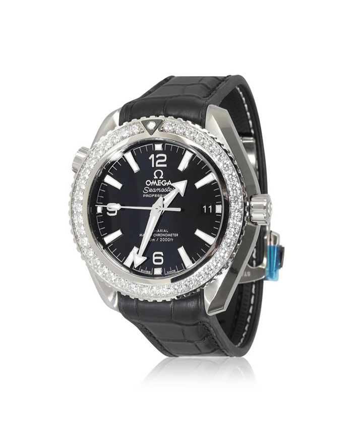 

Часы Seamaster Planet Ocean из нержавеющей стали 600 м 215.18.40.20.01.001 42,20 Pre-Owned Omega, серебряный