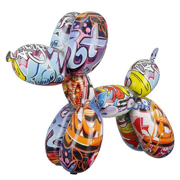 

Декоративная скульптура GILDE Ballon Hund Street Art, многоцветный