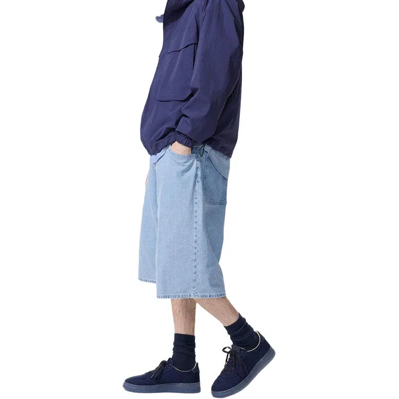 Шорты джинсовые мужские SS26 Sky Blue Moderate UNIQLO — фото 3