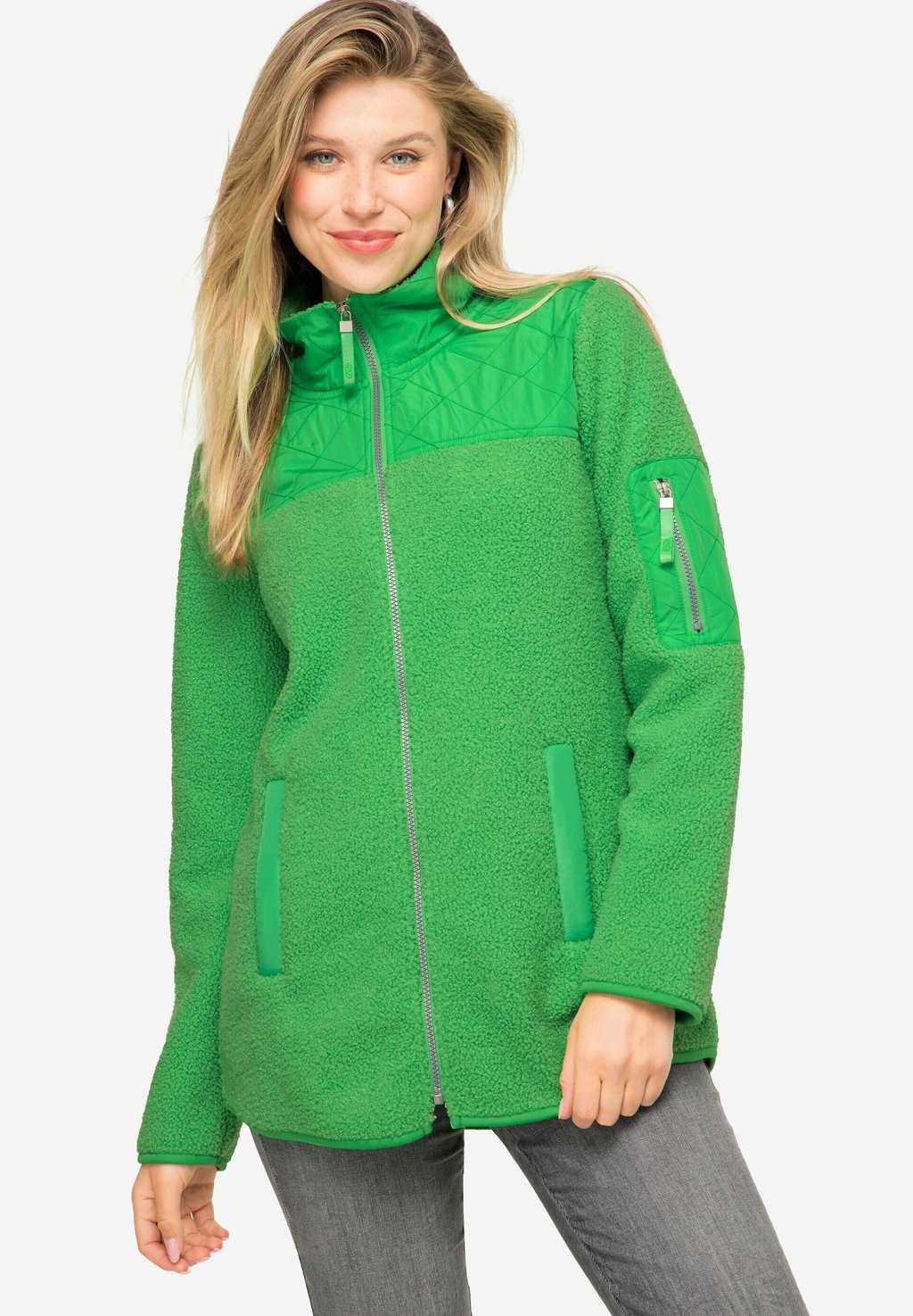 

Флисовая куртка STEHKRAGEN ZIPPER LAURASØN, цвет kiwi