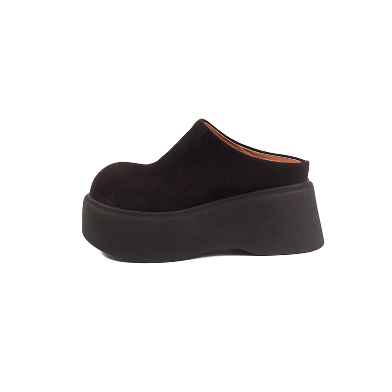Yeezyy Reezy Закрытые тапочки женские коричневые, цвет Brown