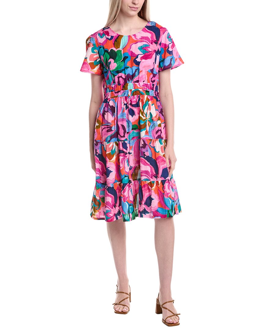 

Платье Johnny Was Petite из льна янтарного цвета