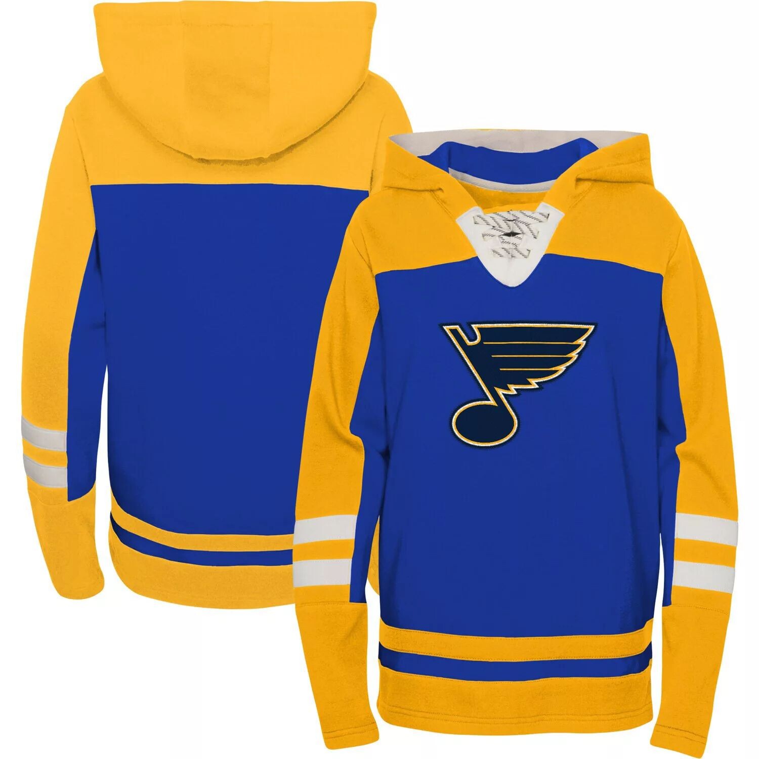 

Пуловер с капюшоном на шнуровке Youth Blue St. Louis Blues Ageless Revisited Home Outerstuff