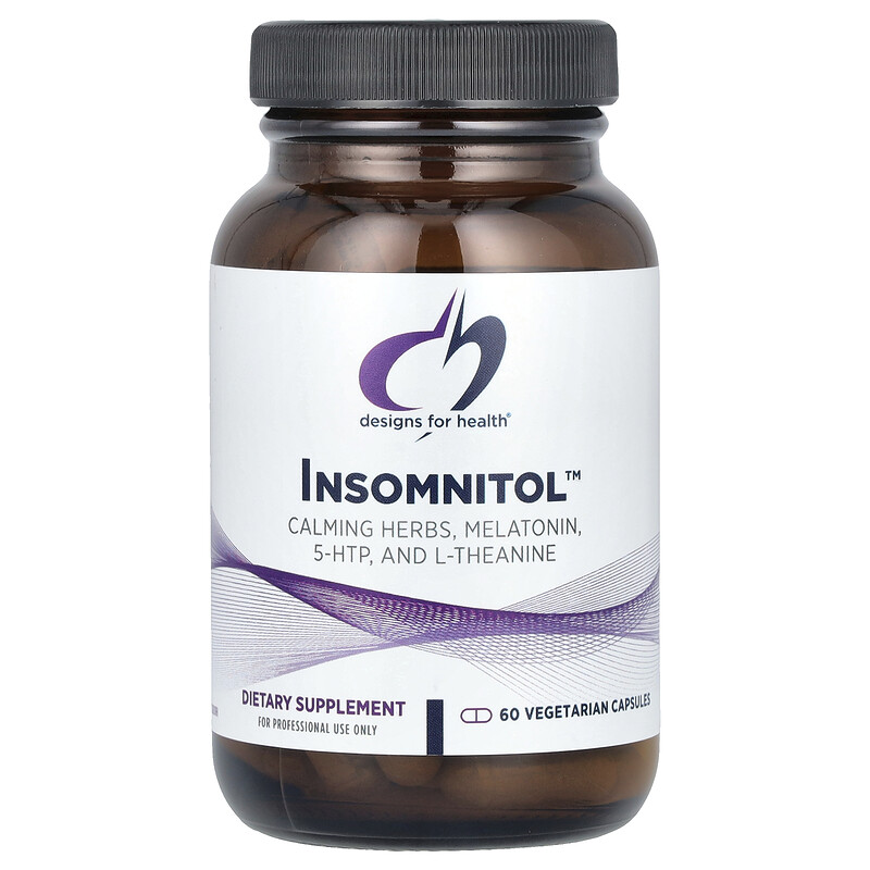 

Designs For Health, Insomnitol, 60 Vegetarian Capsules