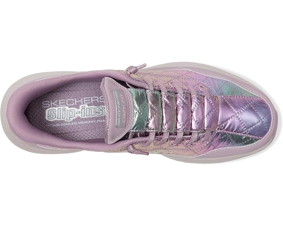 Кроссовки SKECHERS Contour Foam - Cozy Fit Shining Pearl Hands Free Slip-Ins, цвет Lavender Multi — фото 2