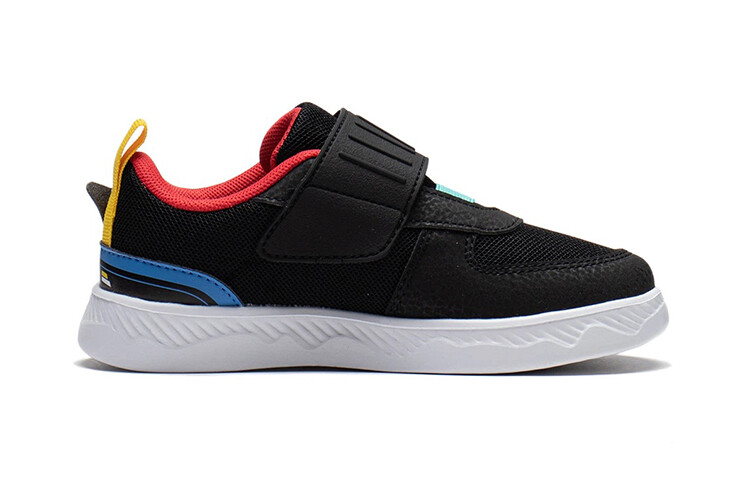 Кроссовки LINING YOUNG Kids Lifestyle Shoes PS Low-top Black/yellow/white/red — фото 2