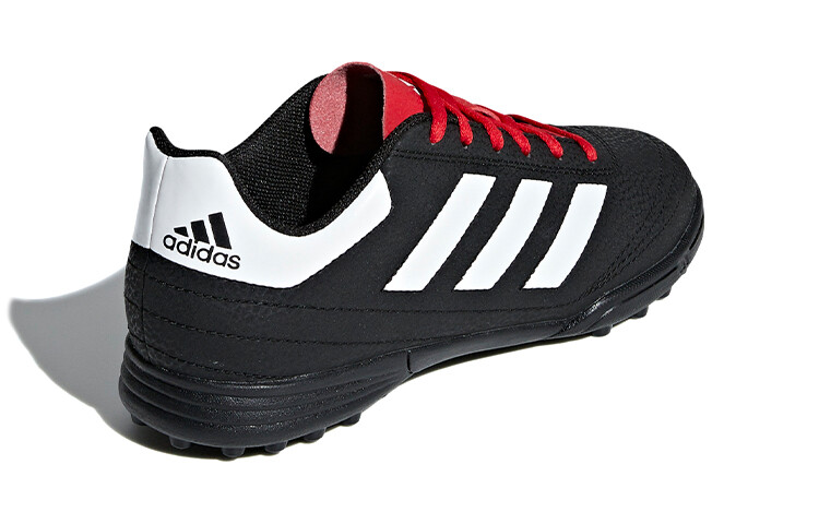 Футбольные бутсы Goletto Kids, низкие, № 1, черные/ярко-белые/светло-алые Adidas — фото 4