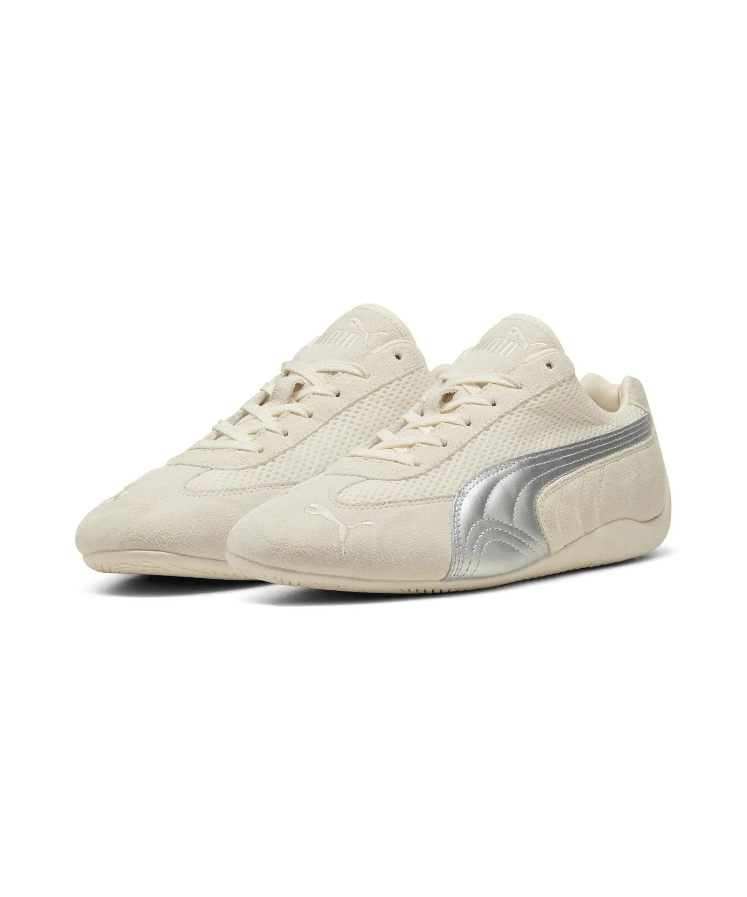 Унисекс кроссовки PUMA Speedcat Premium из замши белые — фото 3