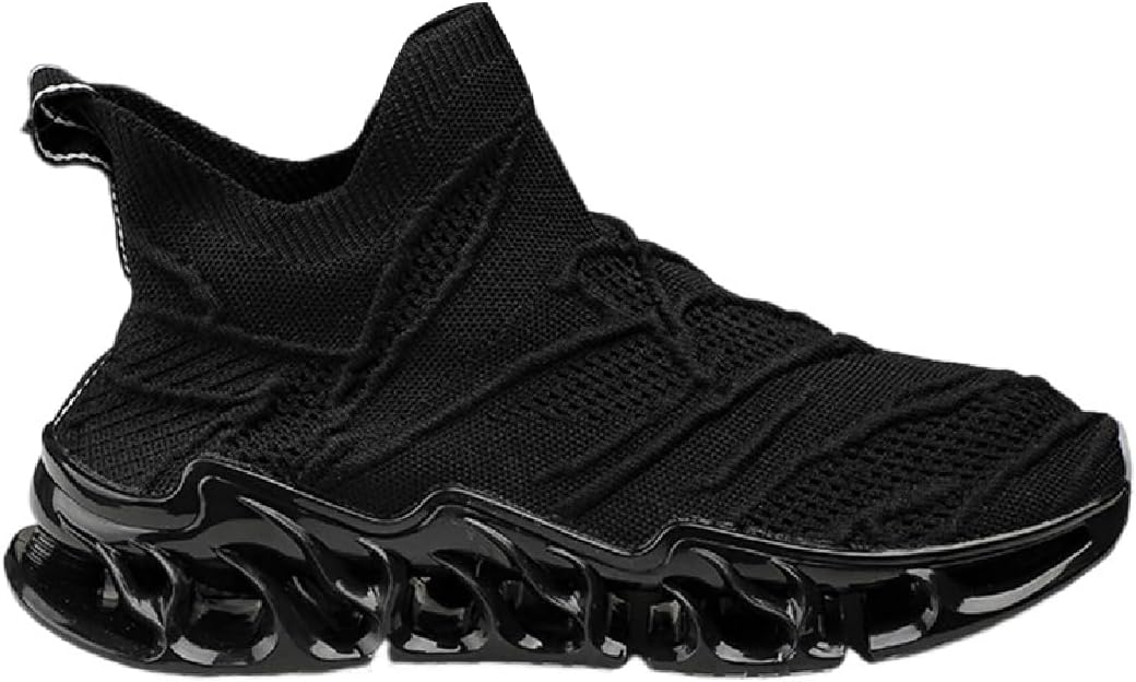 

Мужские кроссовки однотонные, дышащие, без шнурков, с сеткой, для бега, прогулок и тенниса Lexamen, черный