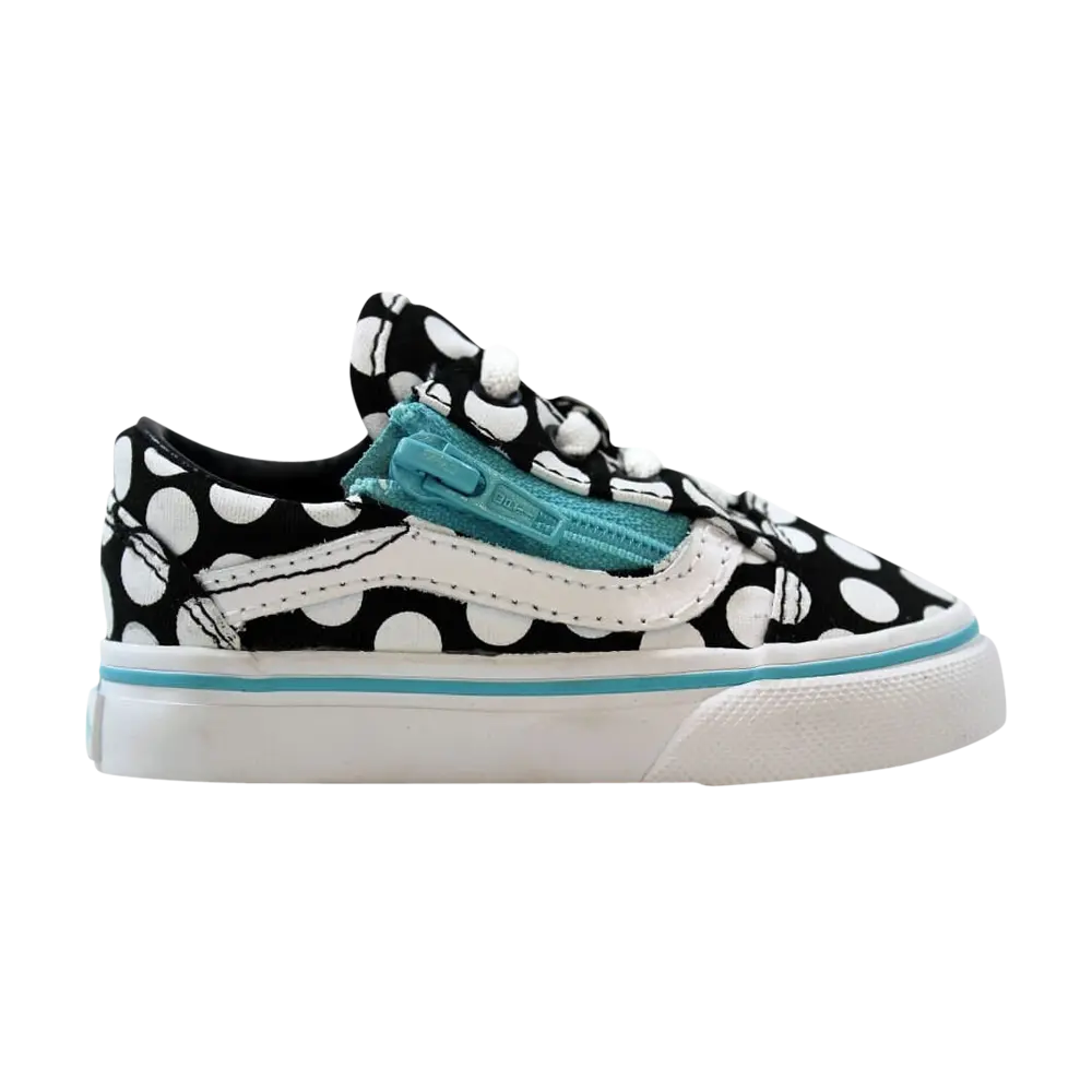 

Кроссовки Old Skool Zip Toddler Vans, черный