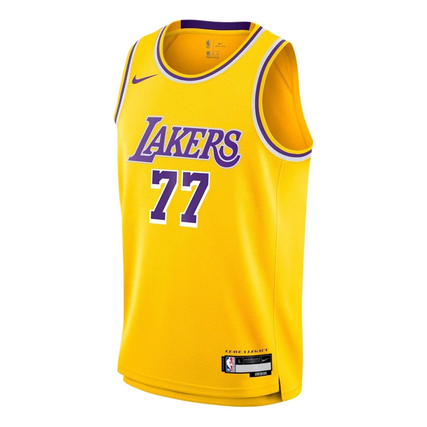(GS) Джерси Nike Luka Dončić Los Angeles Lakers Icon Edition Swingman 'Amarillo'