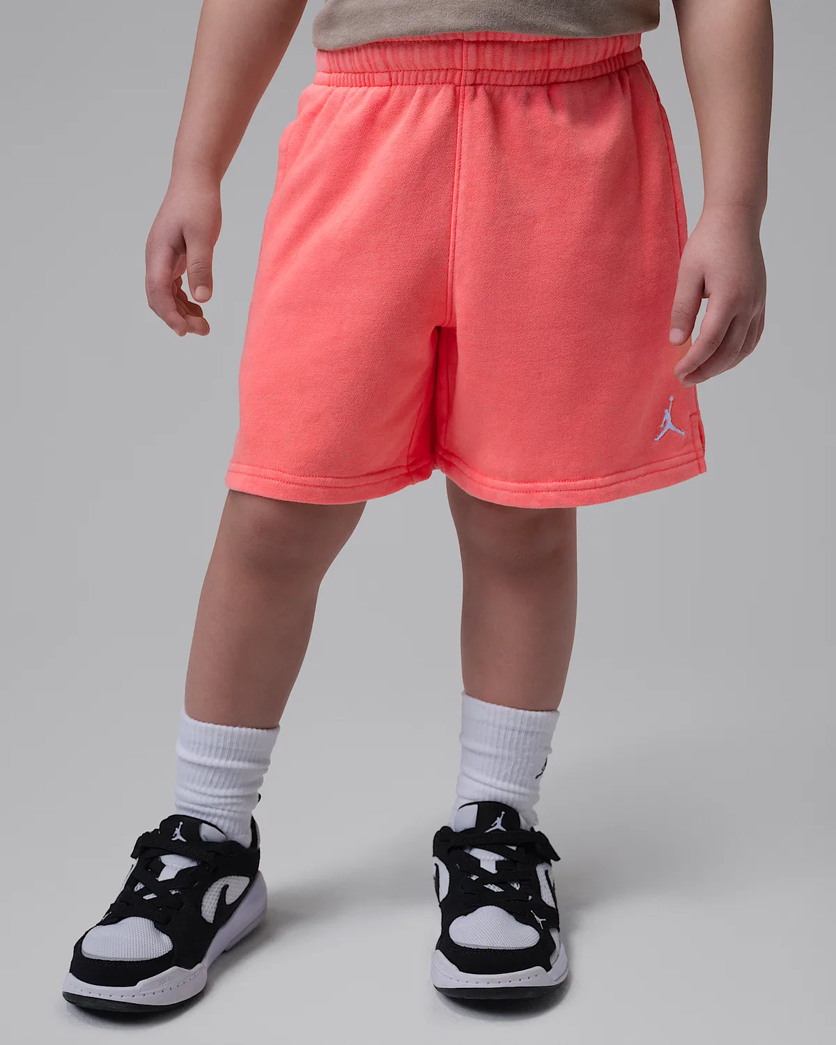 Детские шорты Jordan Little Kids' Brooklyn Washed French Terry, Bright Mango