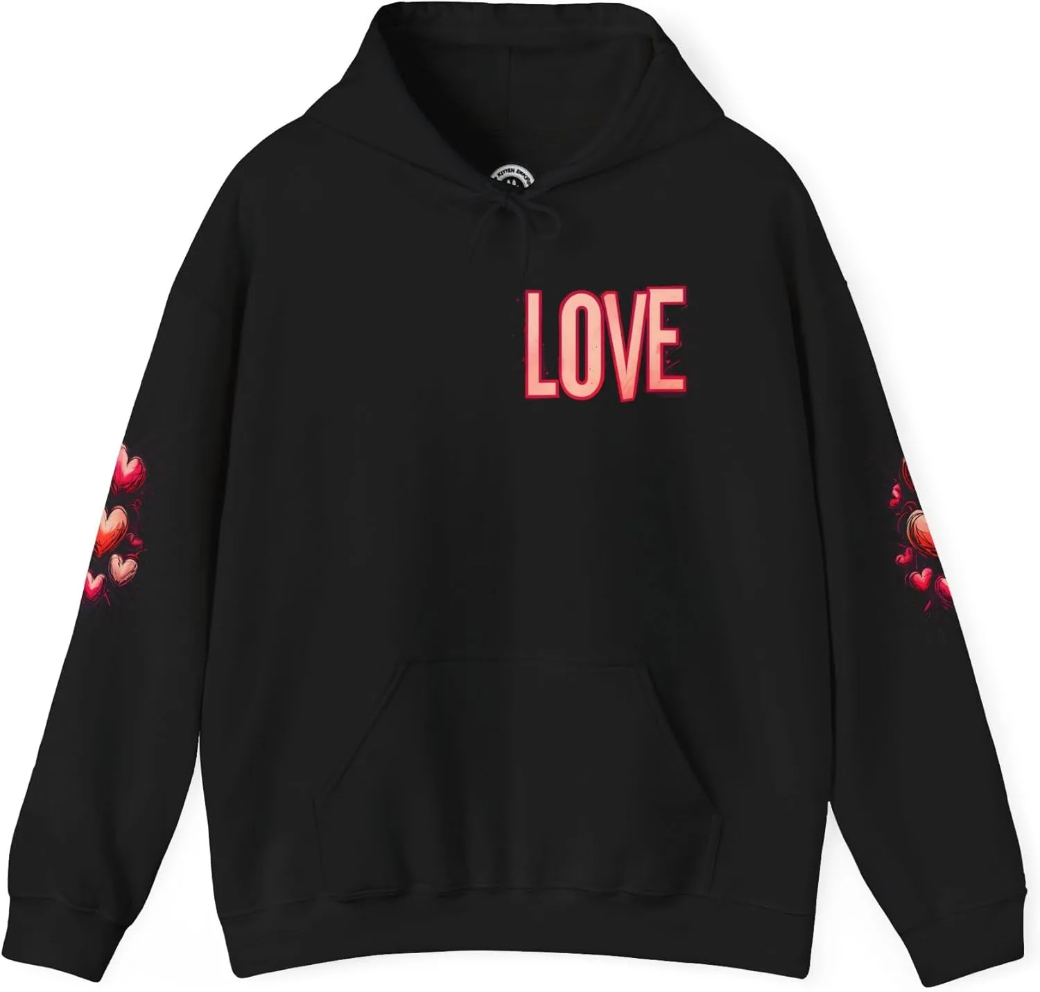 

Уличный худи Love and Graffiti Heart Art Design, унисекс