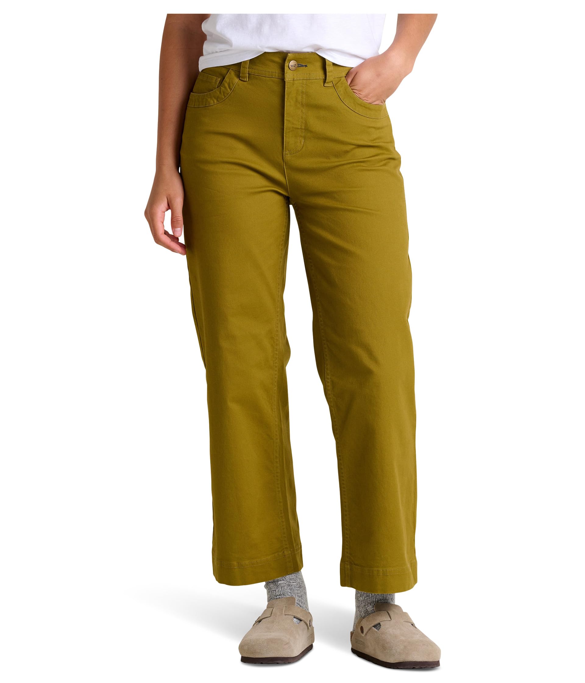 

Брюки Toad&Co Earthworks Wide Leg Crop Pants, цвет Coyote