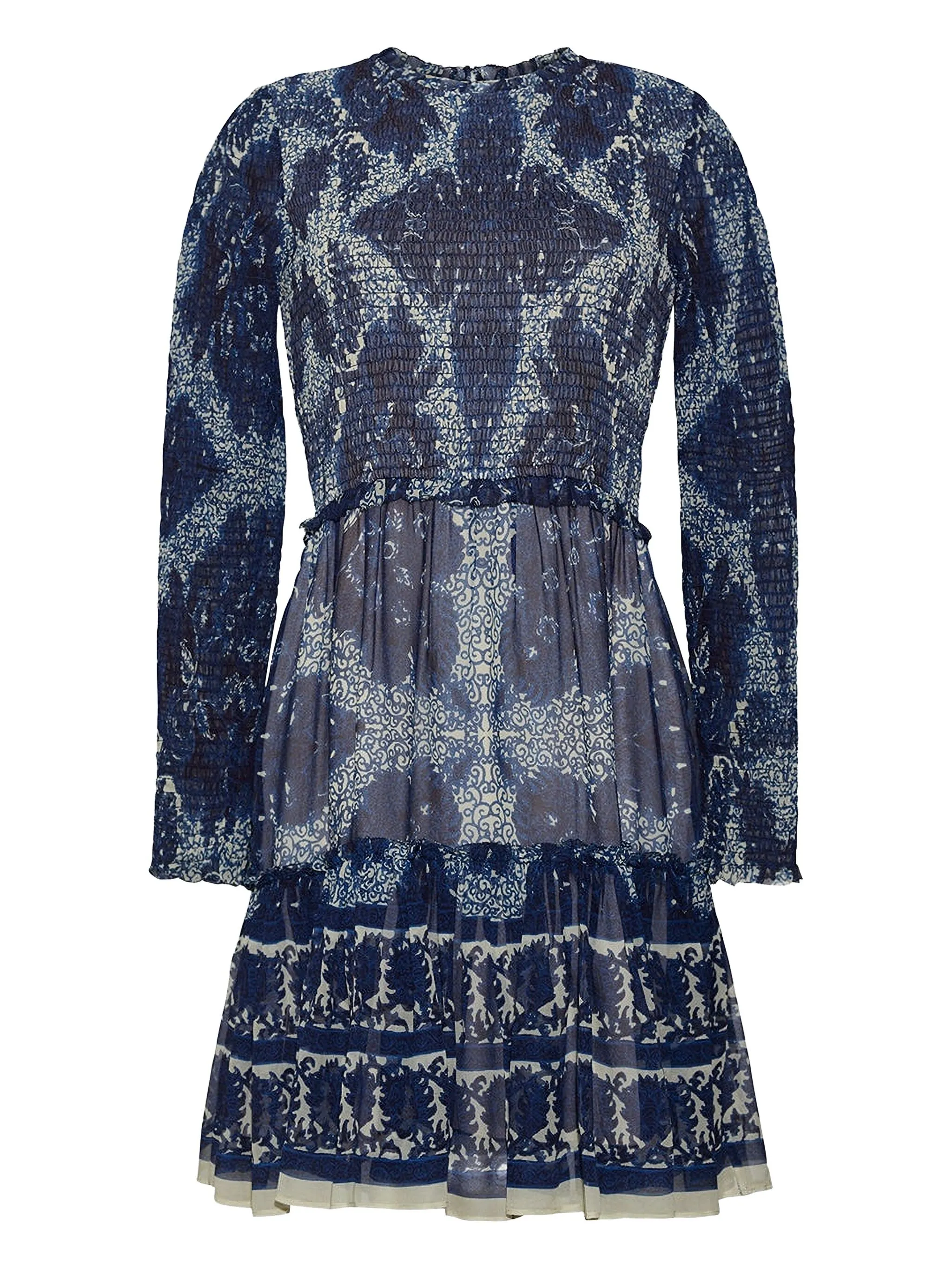 

Платье с оборками Cara Cara, синий