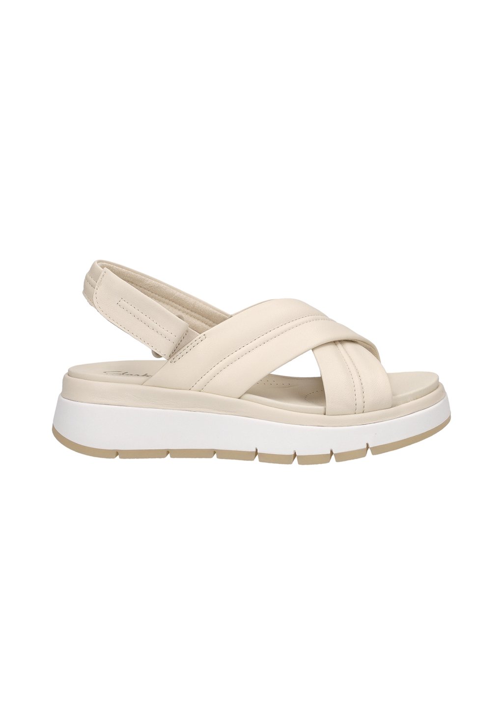 Босоножки на танкетке TUSCAN CROSS Clarks Originals, белый