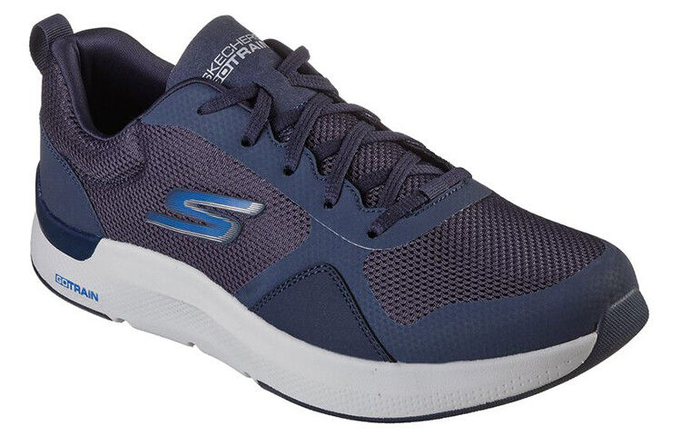 Кроссовки Go Train для бега мужские с низким верхом темно-синие Skechers — фото 3