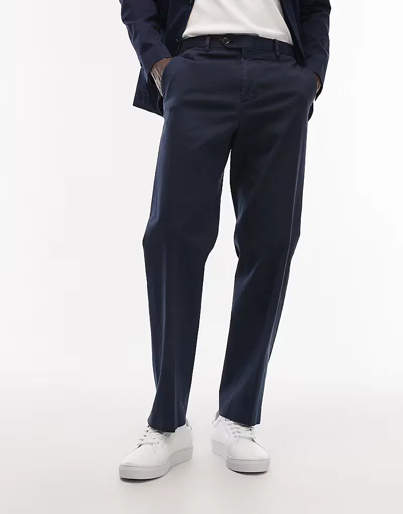 Классические брюки Tommy Hilfiger, темно-синий — фото 2